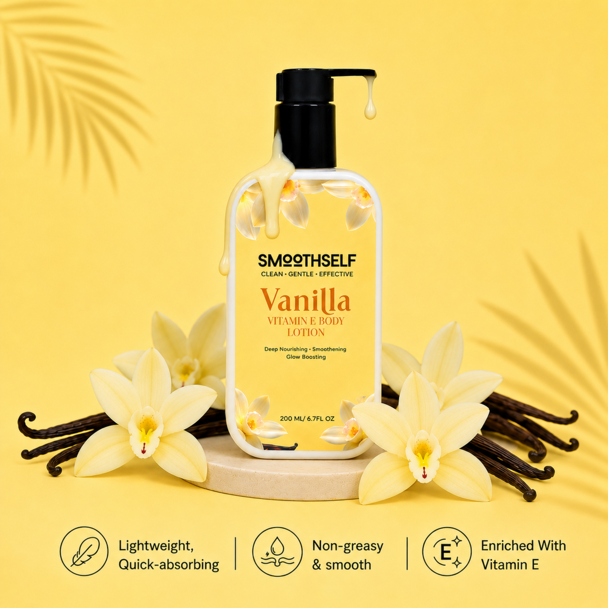 Vanilla & Vitamin E Body Lotion — 200ml